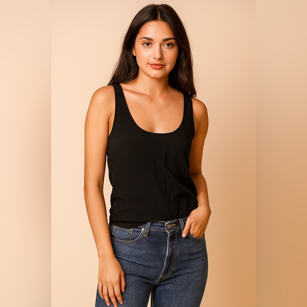 Urban Outfitters silence+noise Black Tank Top